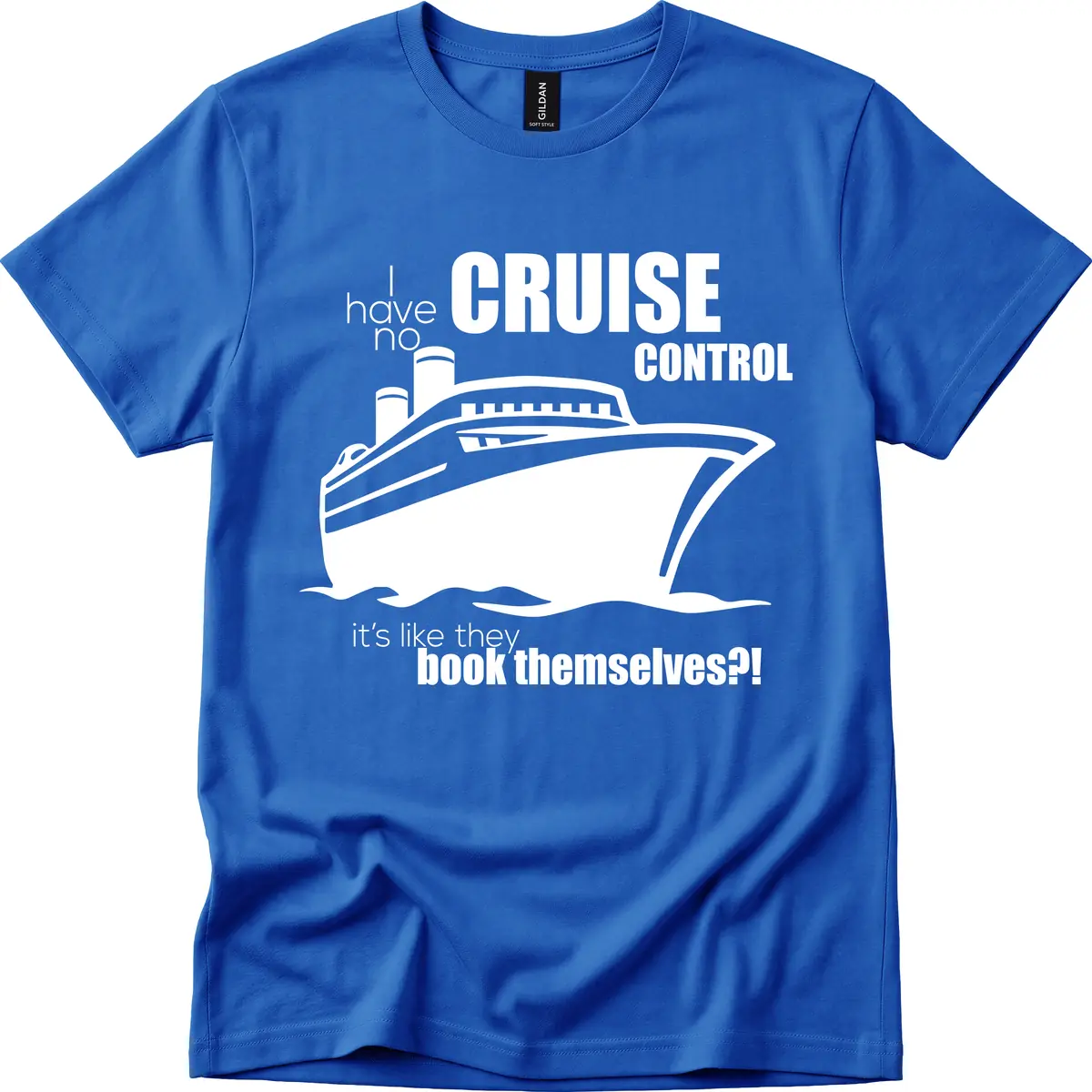 No Cruise Control T-Shirt in Royal