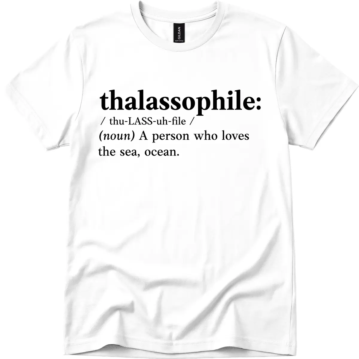 Thalassophile Ocean Lover T-Shirt in White