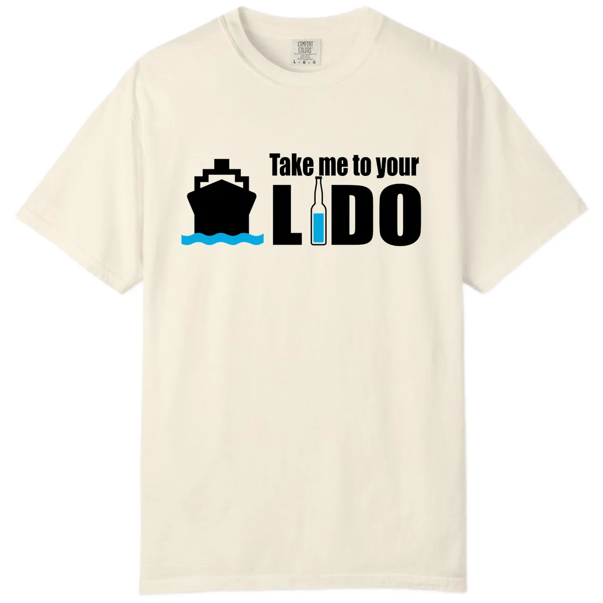 Take Me To Your Lido Comfort Color in Ivory