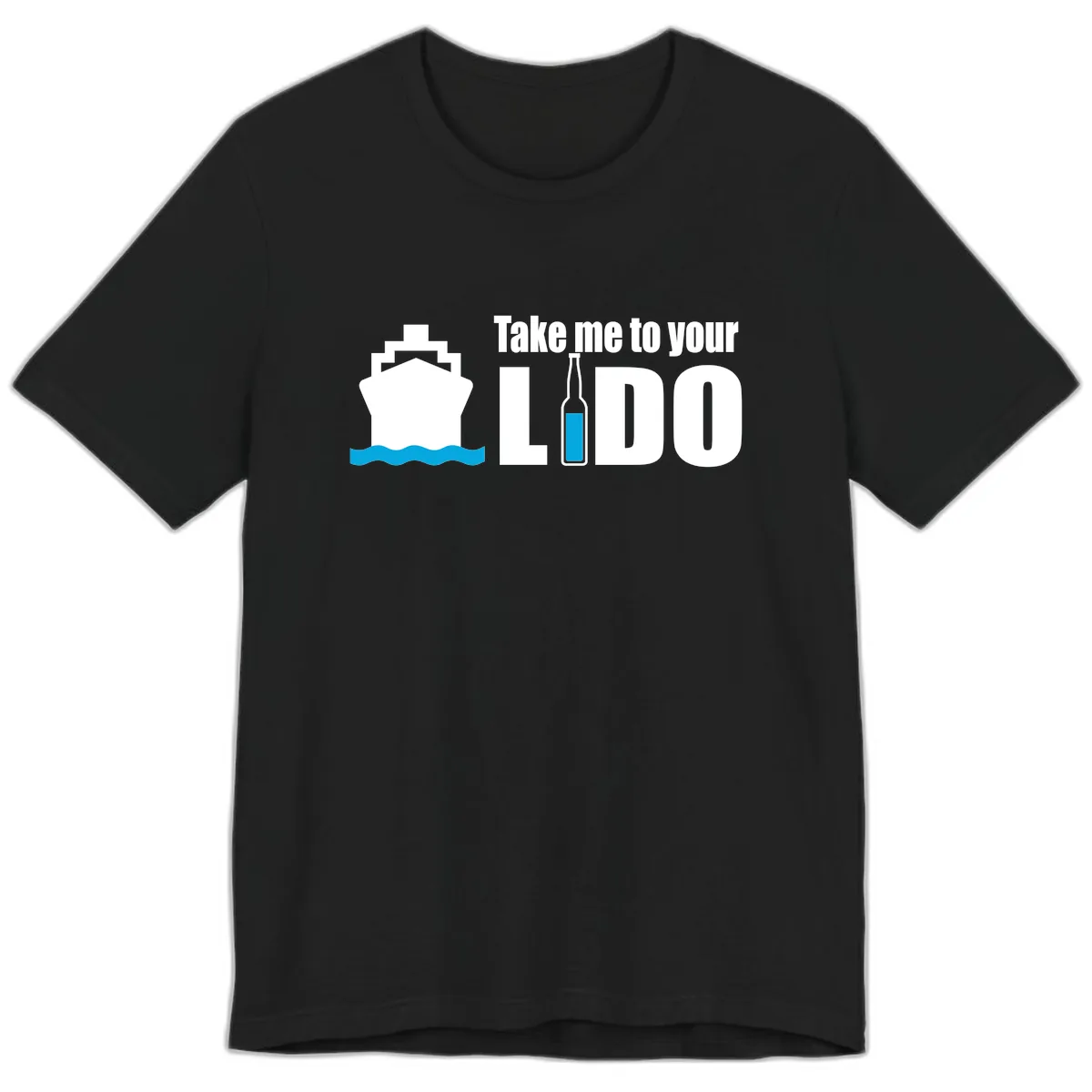 Take Me To Your Lido Premium T-Shirt in Black