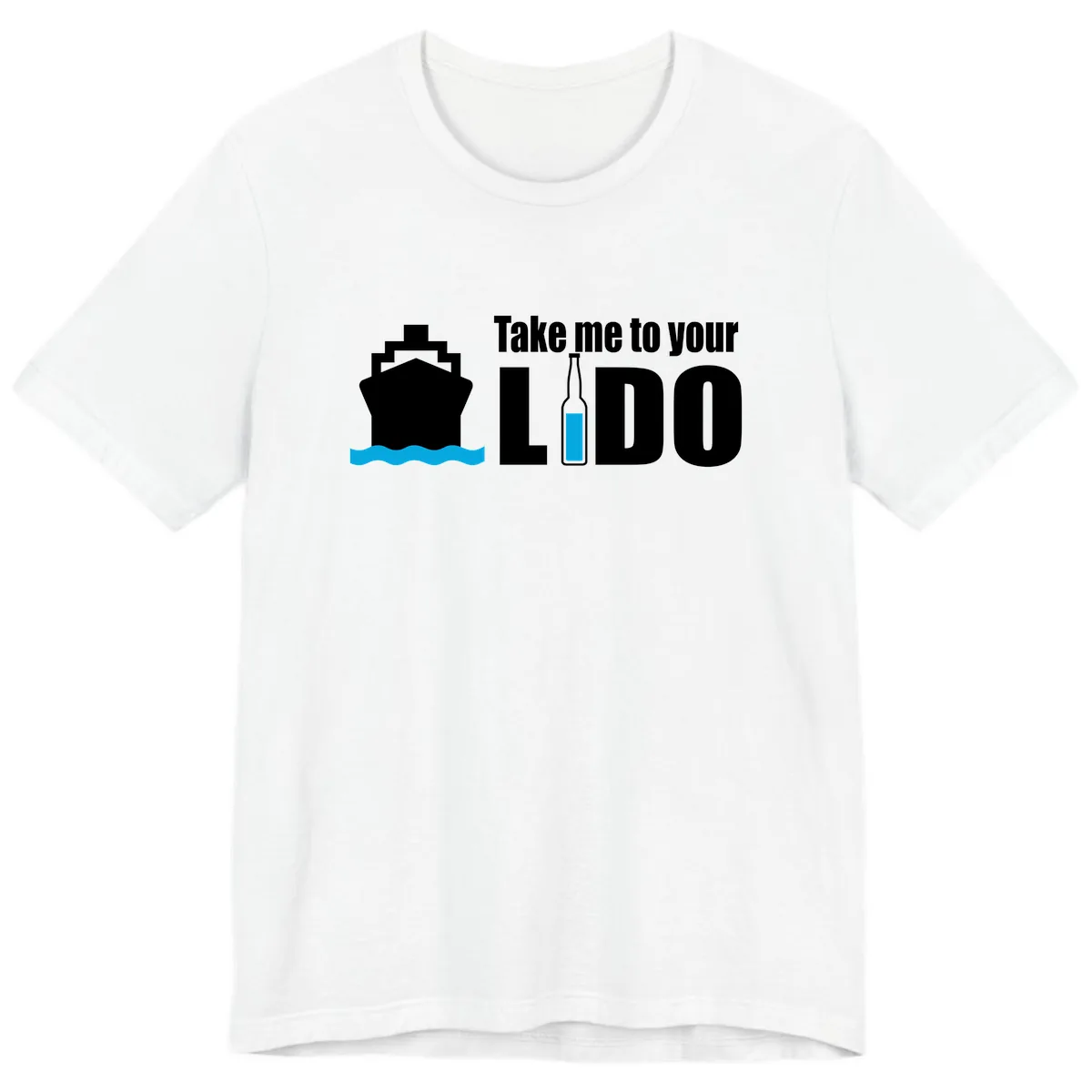 Take Me To Your Lido Premium T-Shirt in White