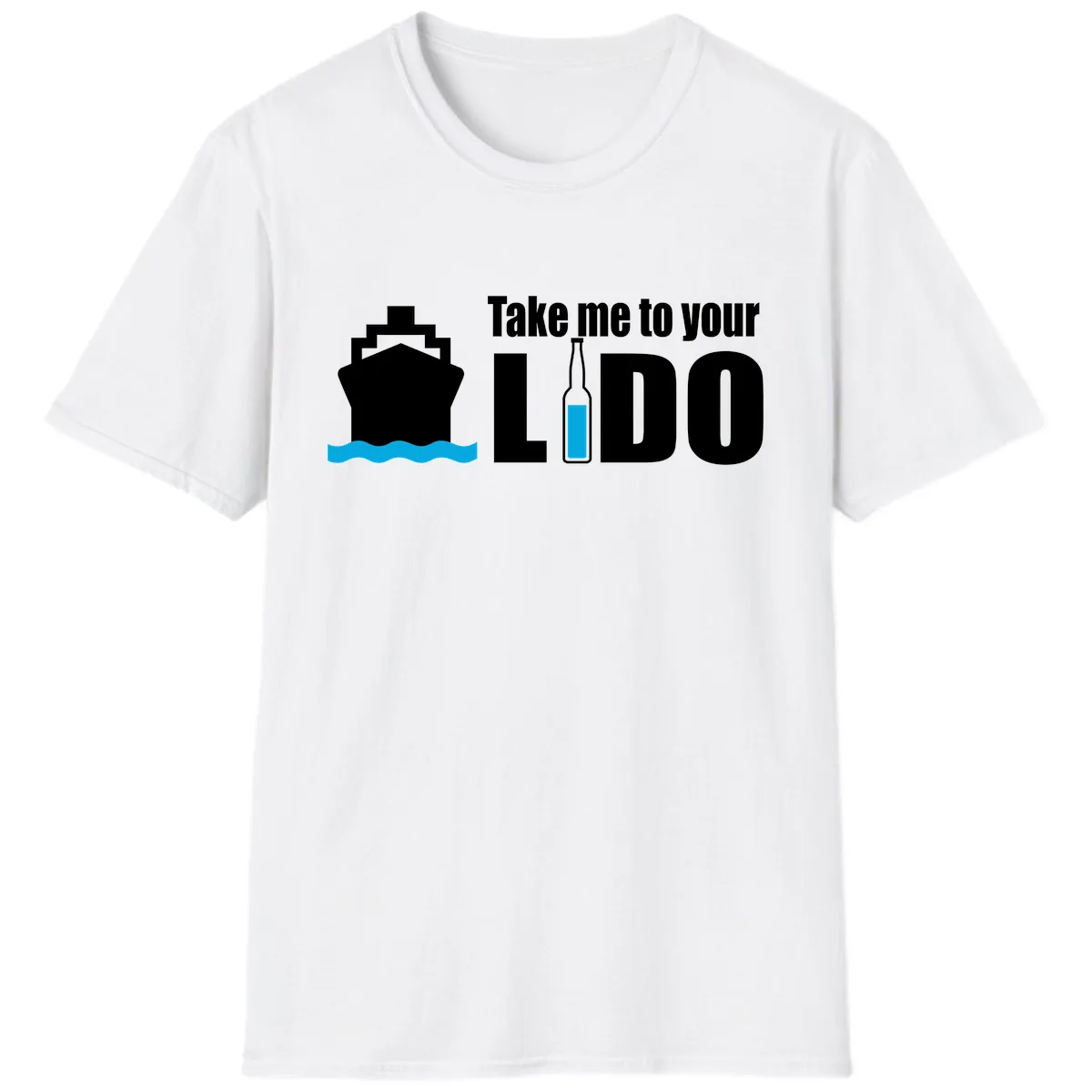 Take Me To Your Lido T-Shirt in White