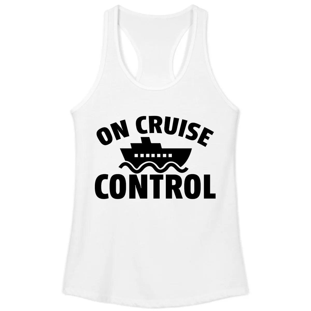 On Cruise Control Ladies Tank in White