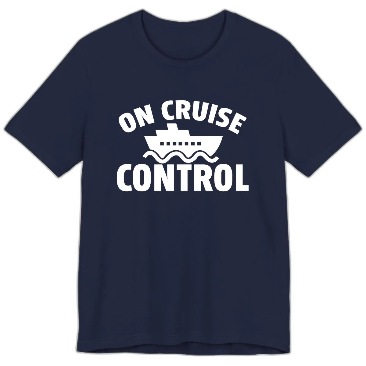 On Cruise Control Premium T-Shirt in Navy