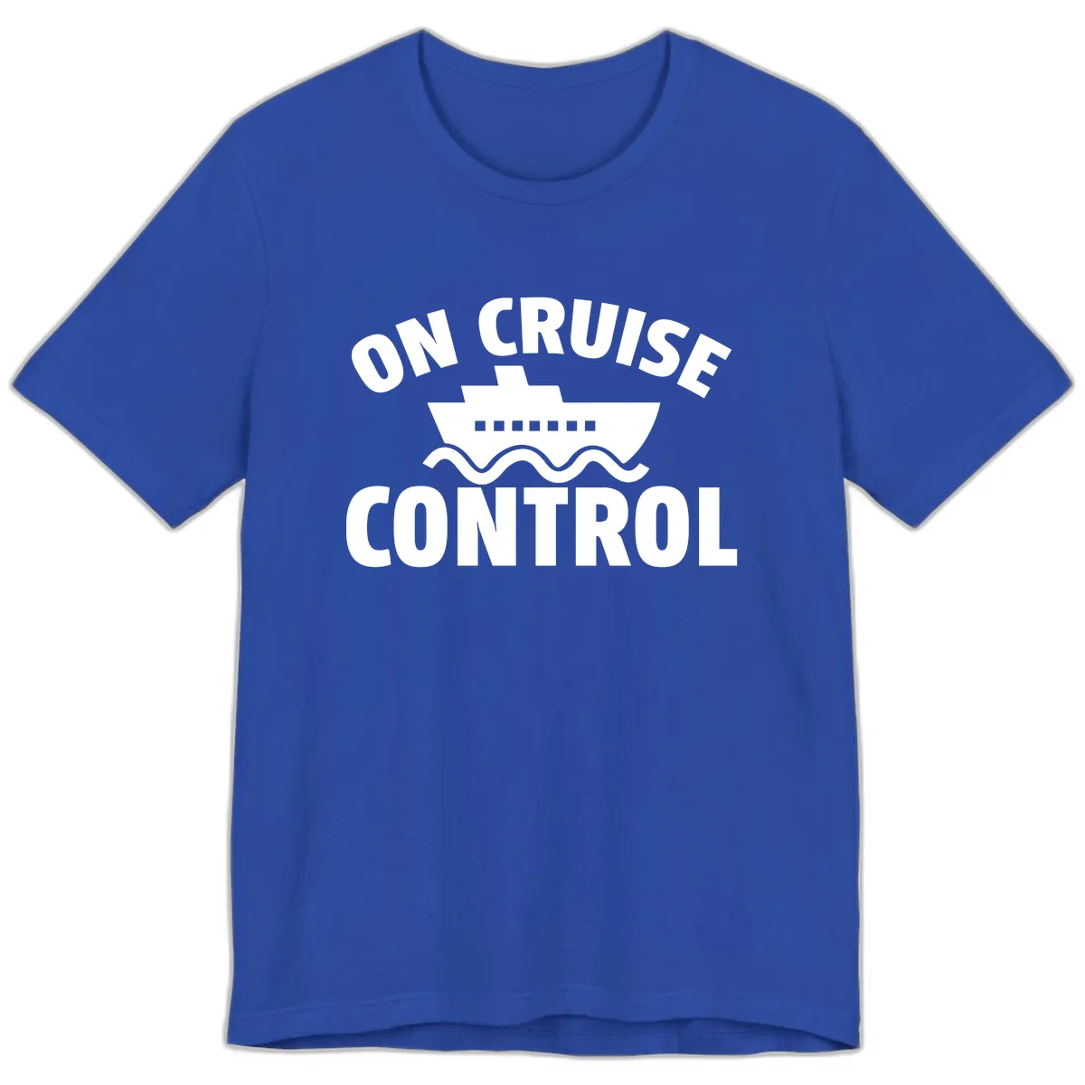 On Cruise Control Premium T-Shirt in True Royal