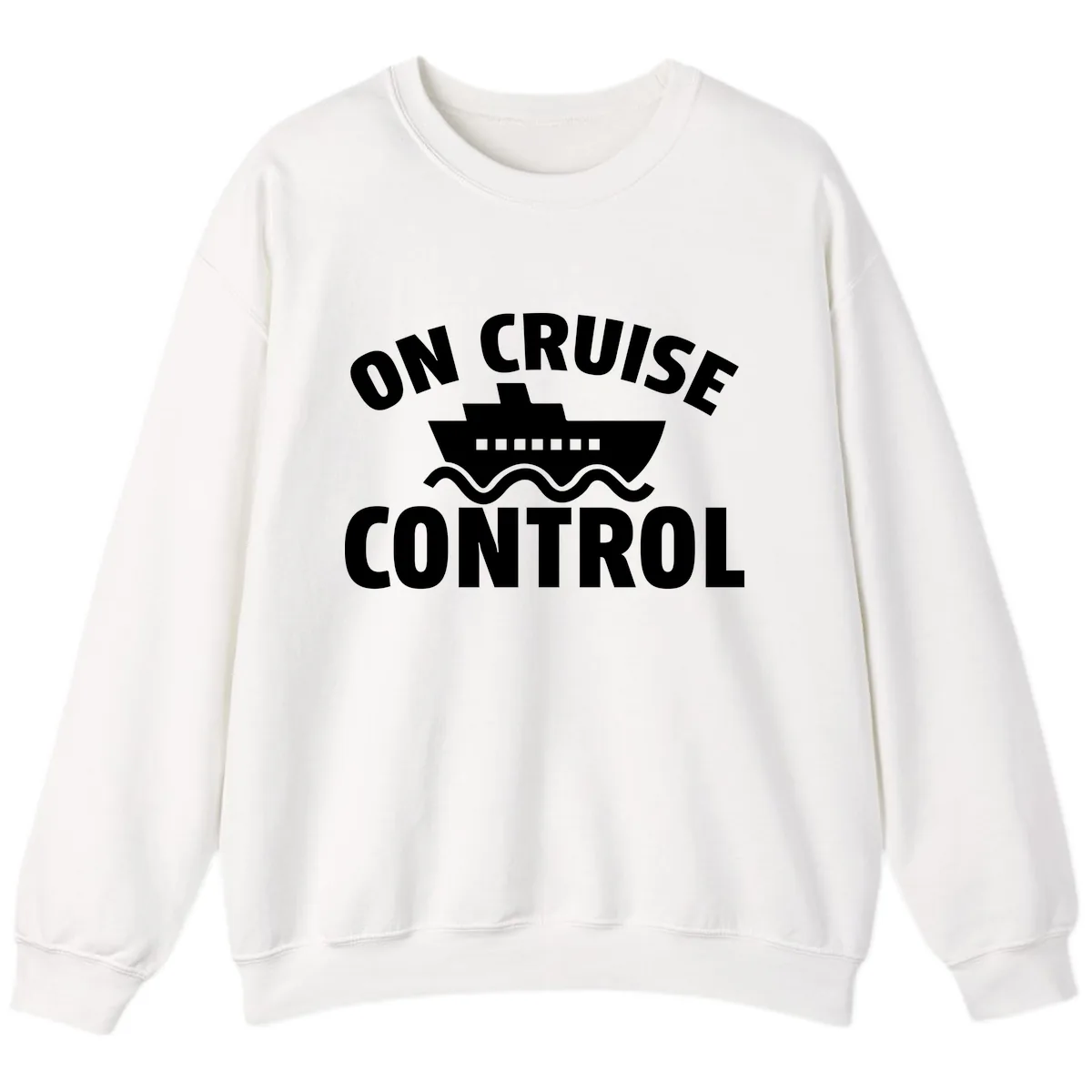 On Cruise Control Sweatshirt in White