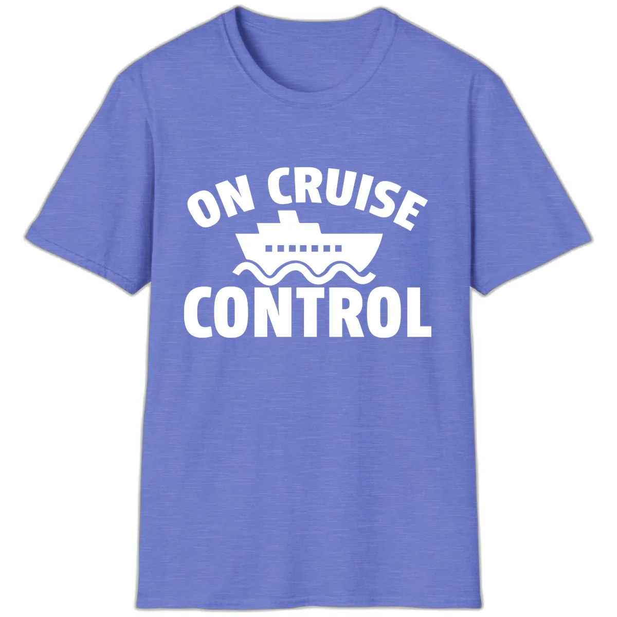 On Cruise Control T-Shirt in Heather Royal