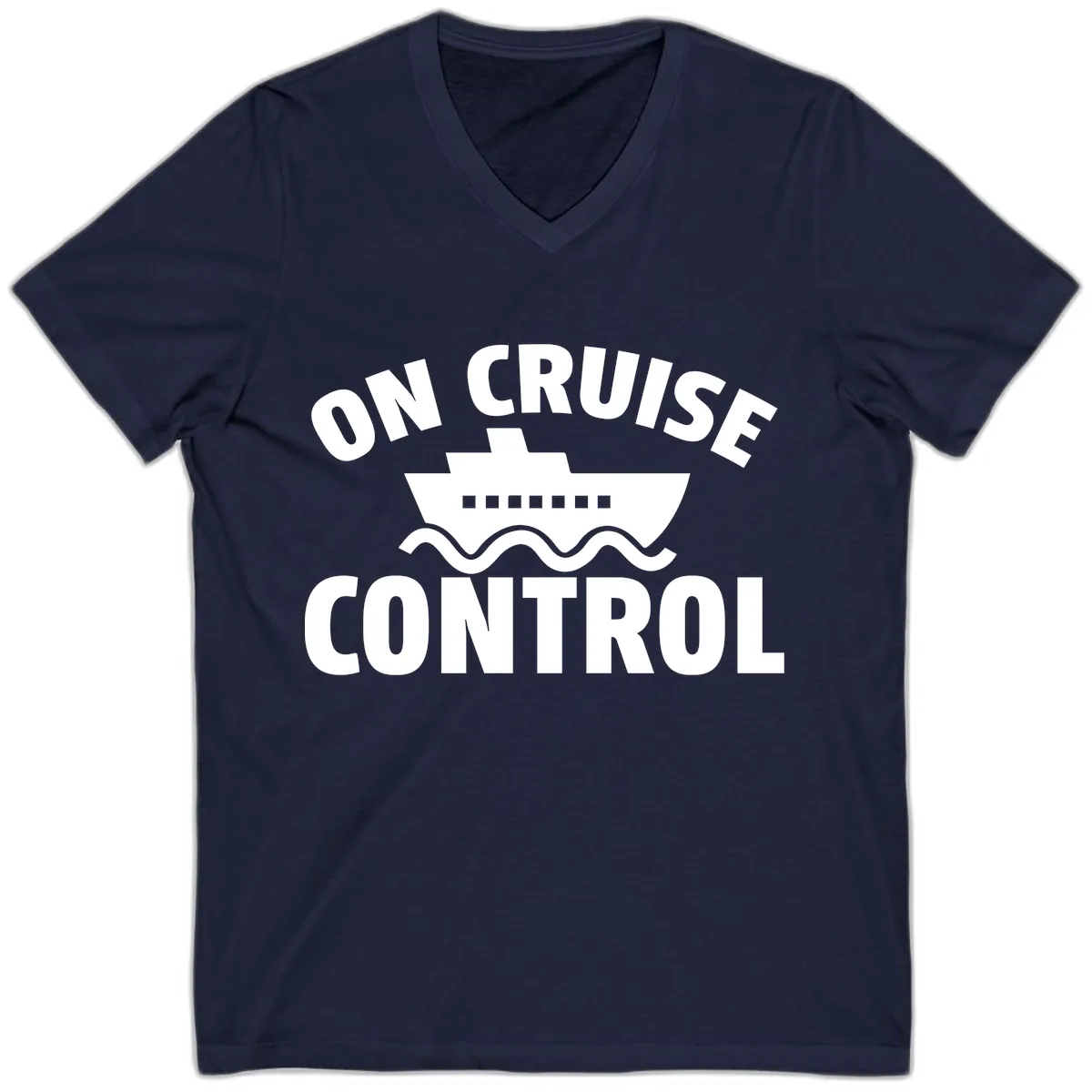On Cruise Control V-Neck in Navy
