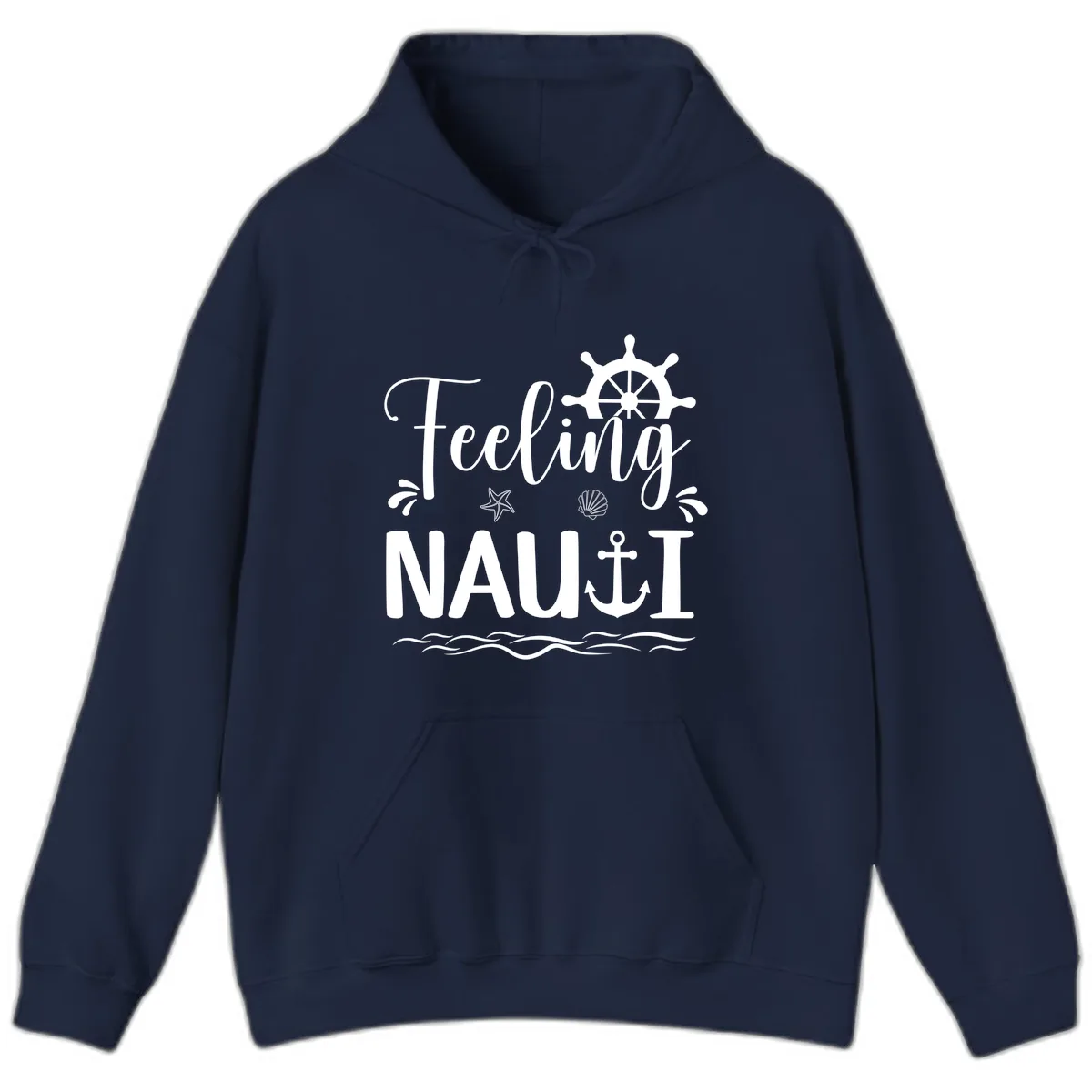 Feeling Nauti Hoodie in Navy