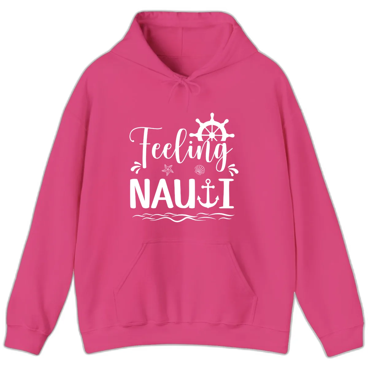 Feeling Nauti Hoodie in Heliconia
