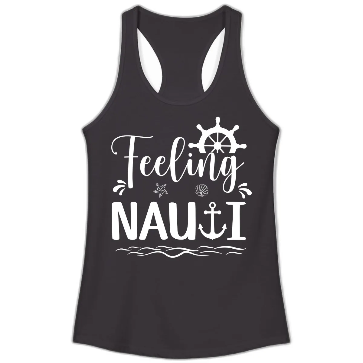 Feeling Nauti Ladies Tank in Black