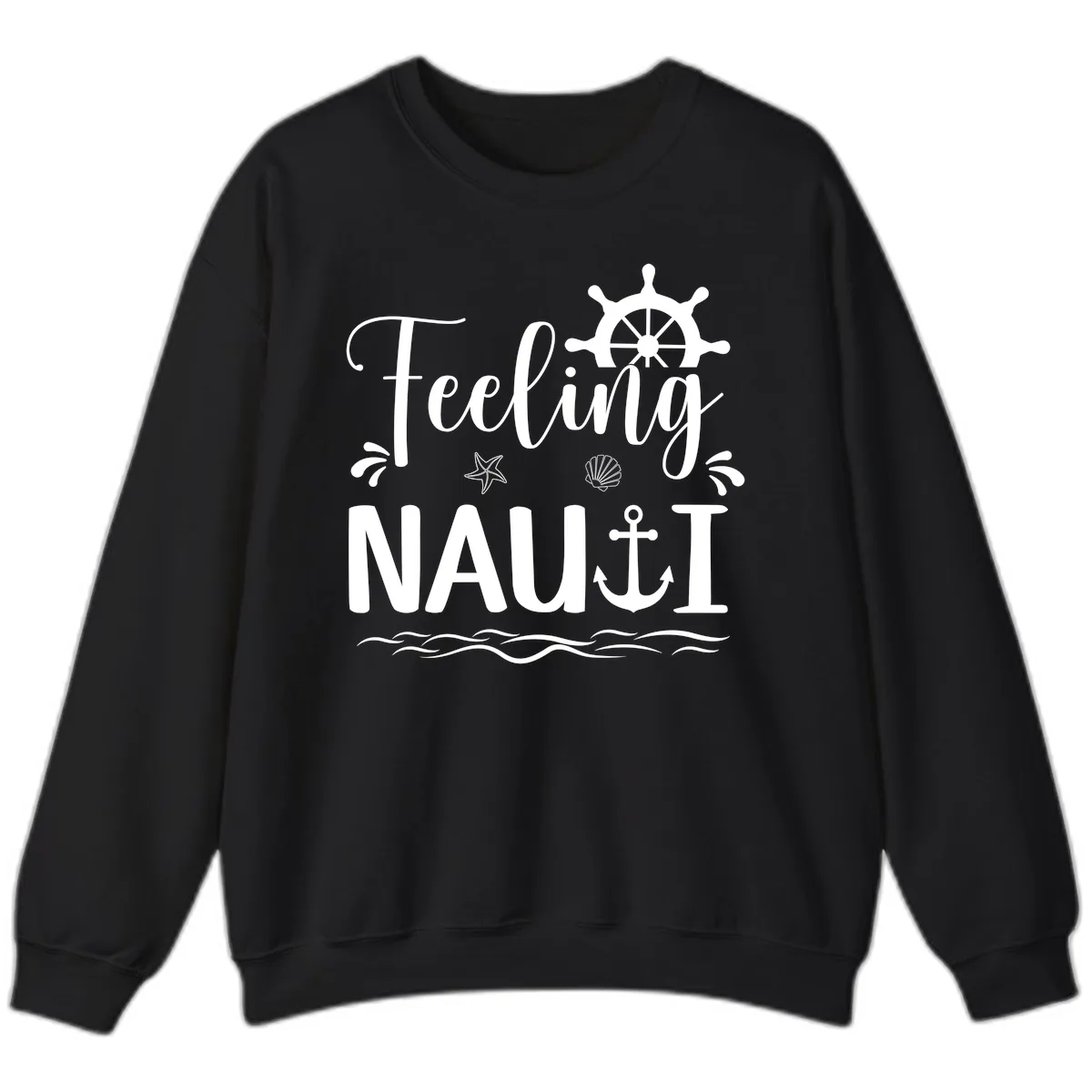 Feeling Nauti Sweatshirt in Black