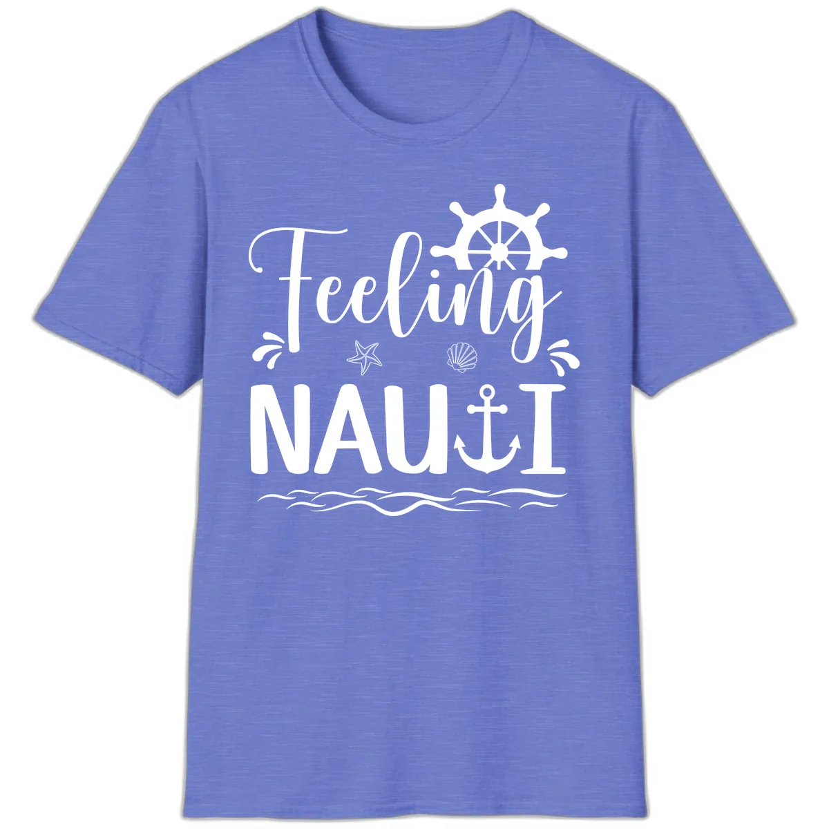 Feeling Nauti T-Shirt in Heather Royal