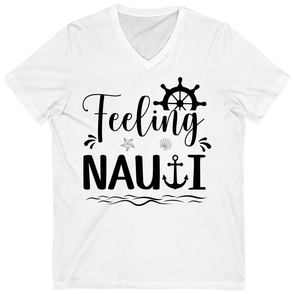 Feeling Nauti V-Neck in White