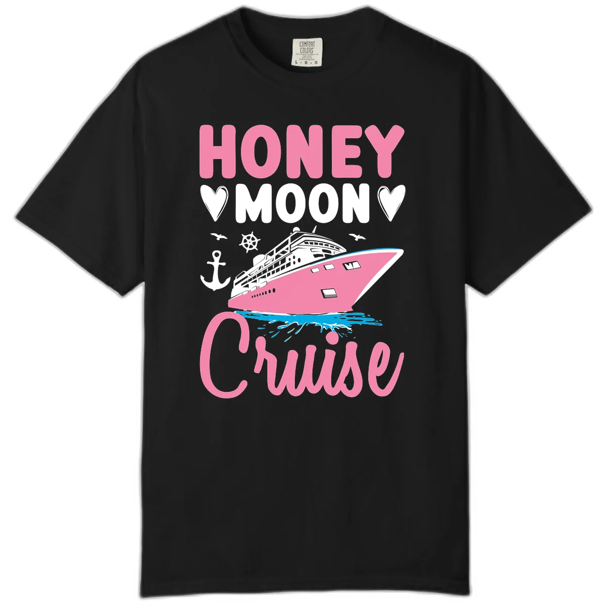Honeymoon Cruise Comfort Color in Black
