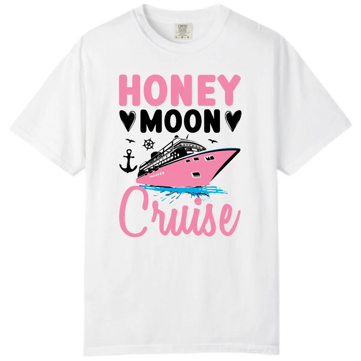 Honeymoon Cruise Comfort Color in White