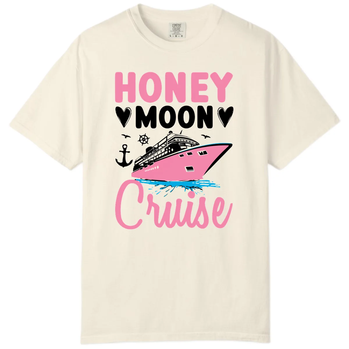 Honeymoon Cruise Comfort Color in Ivory