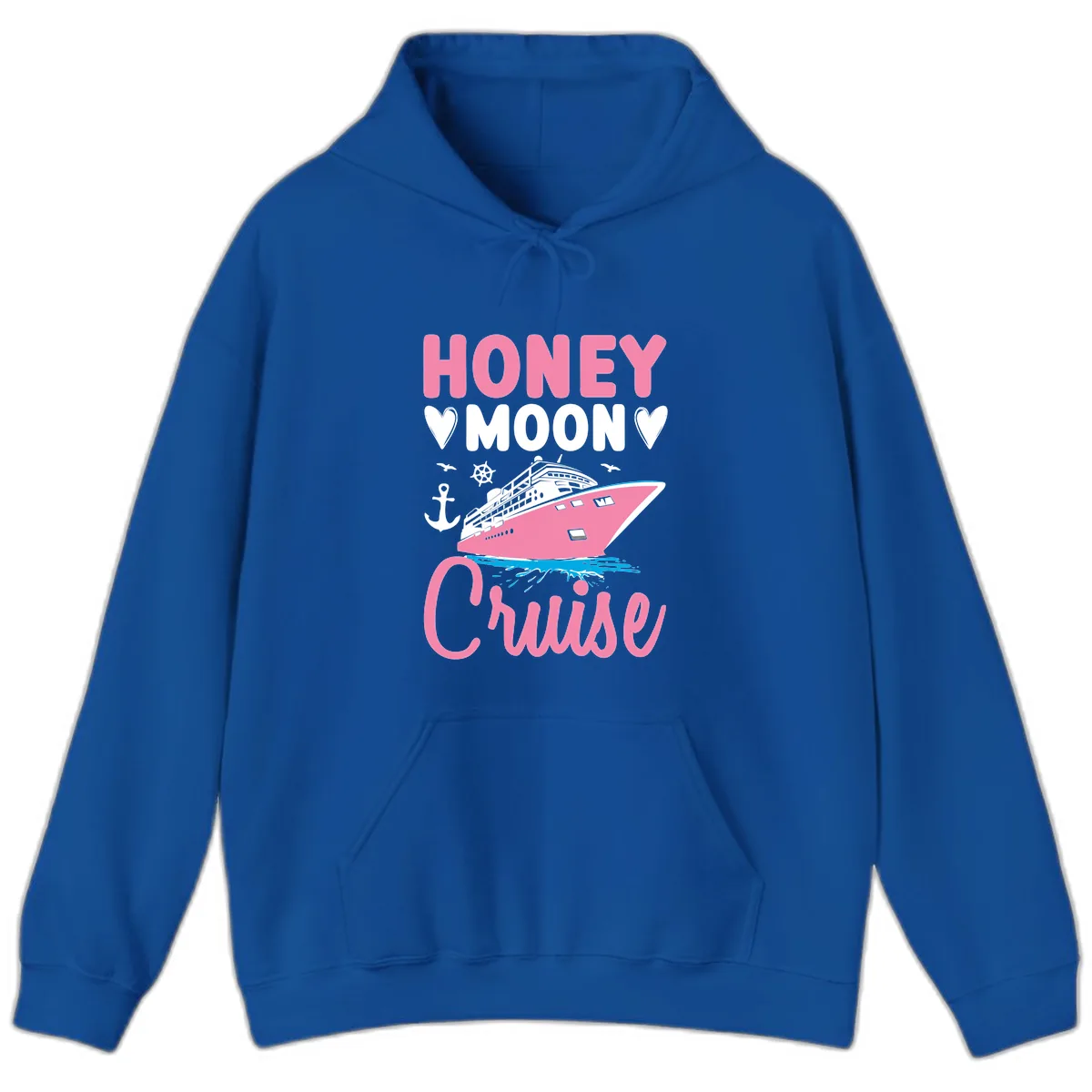Honeymoon Cruise Hoodie in Royal