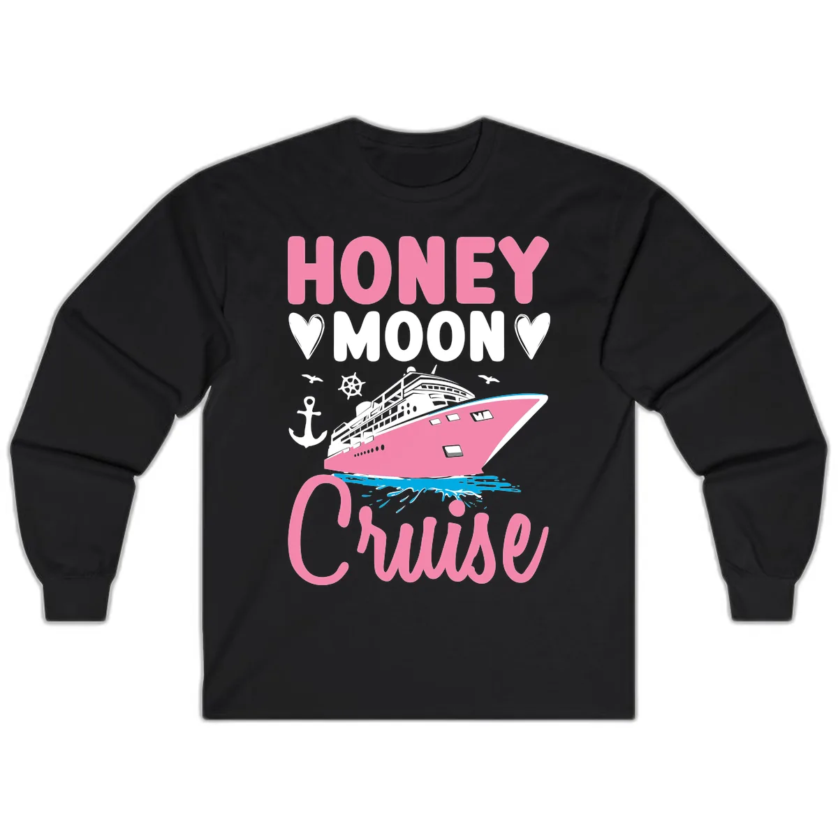 Honeymoon Cruise Long Sleeve in Black