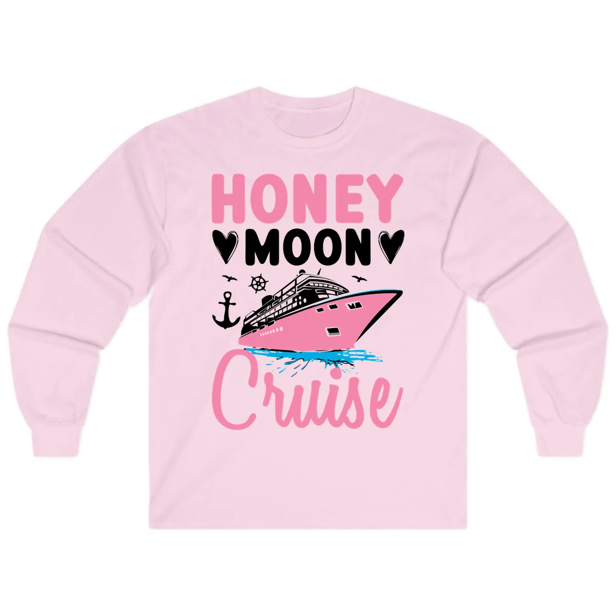 Honeymoon Cruise Long Sleeve in Light Pink