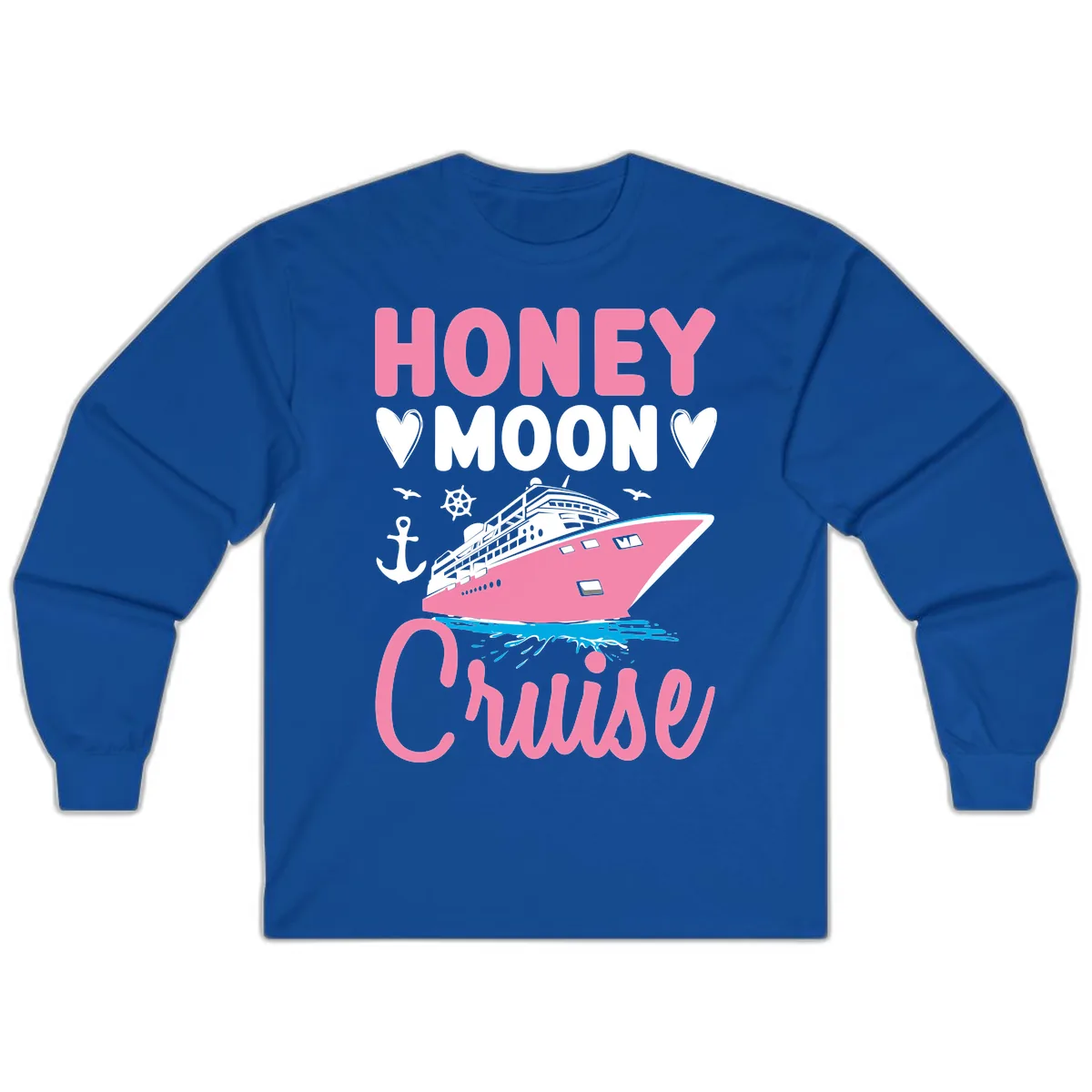 Honeymoon Cruise Long Sleeve in Royal