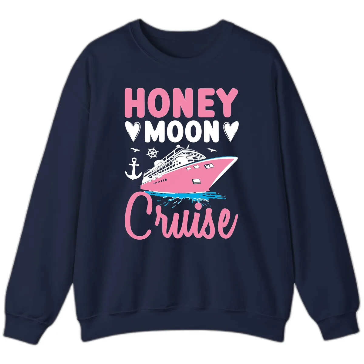 Honeymoon Cruise Sweatshirt in Navy