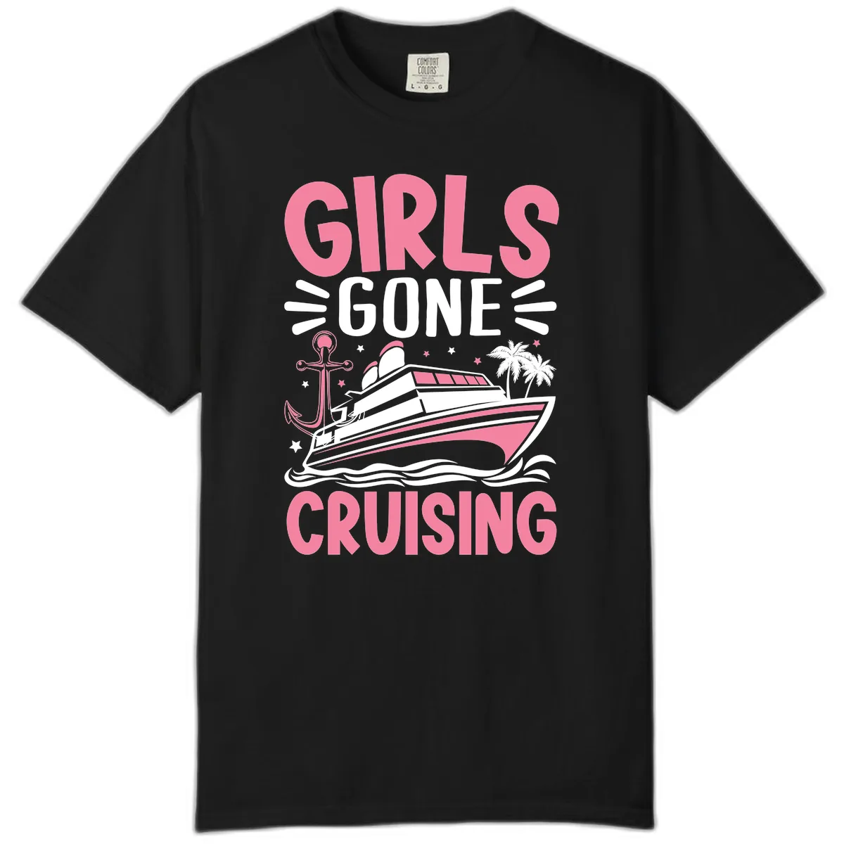 Girls Gone Cruising Comfort Color in Black