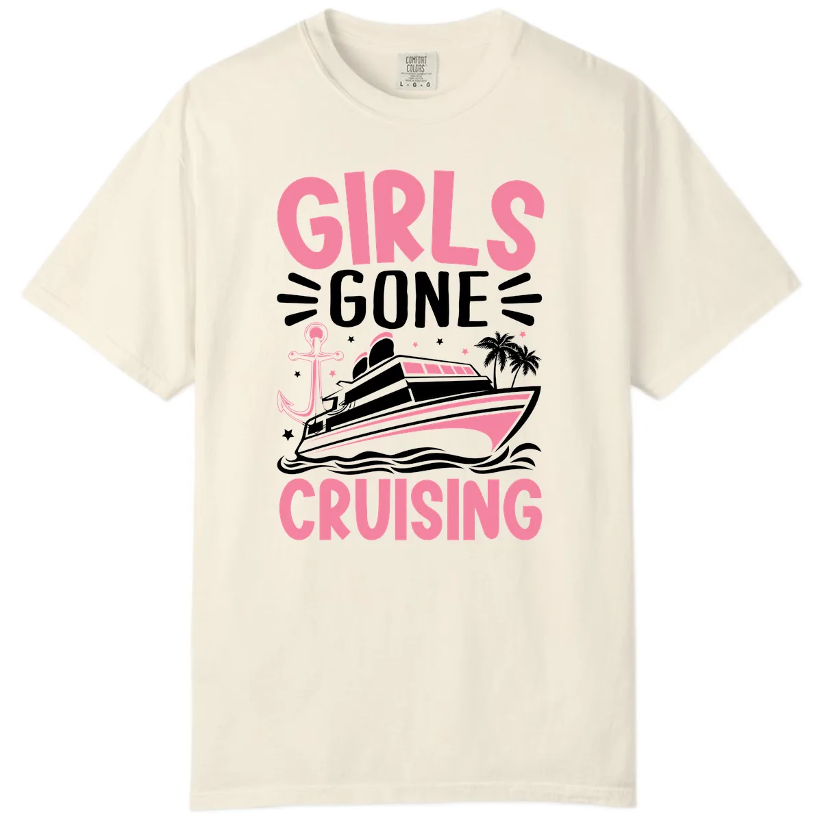 Girls Gone Cruising Comfort Color in Ivory