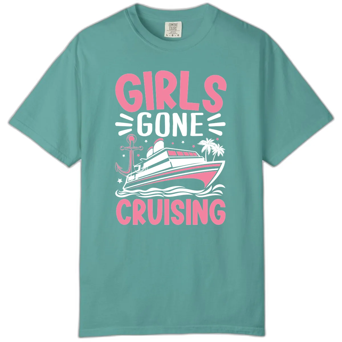 Girls Gone Cruising Comfort Color in Seafoam