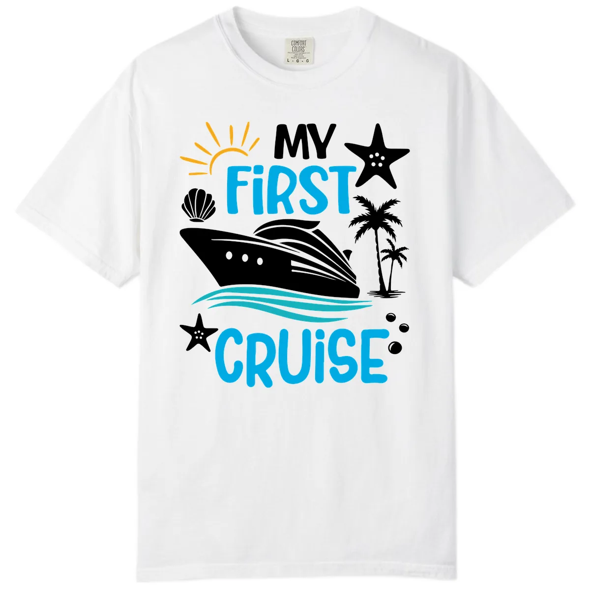 My First Cruise Comfort Color in White