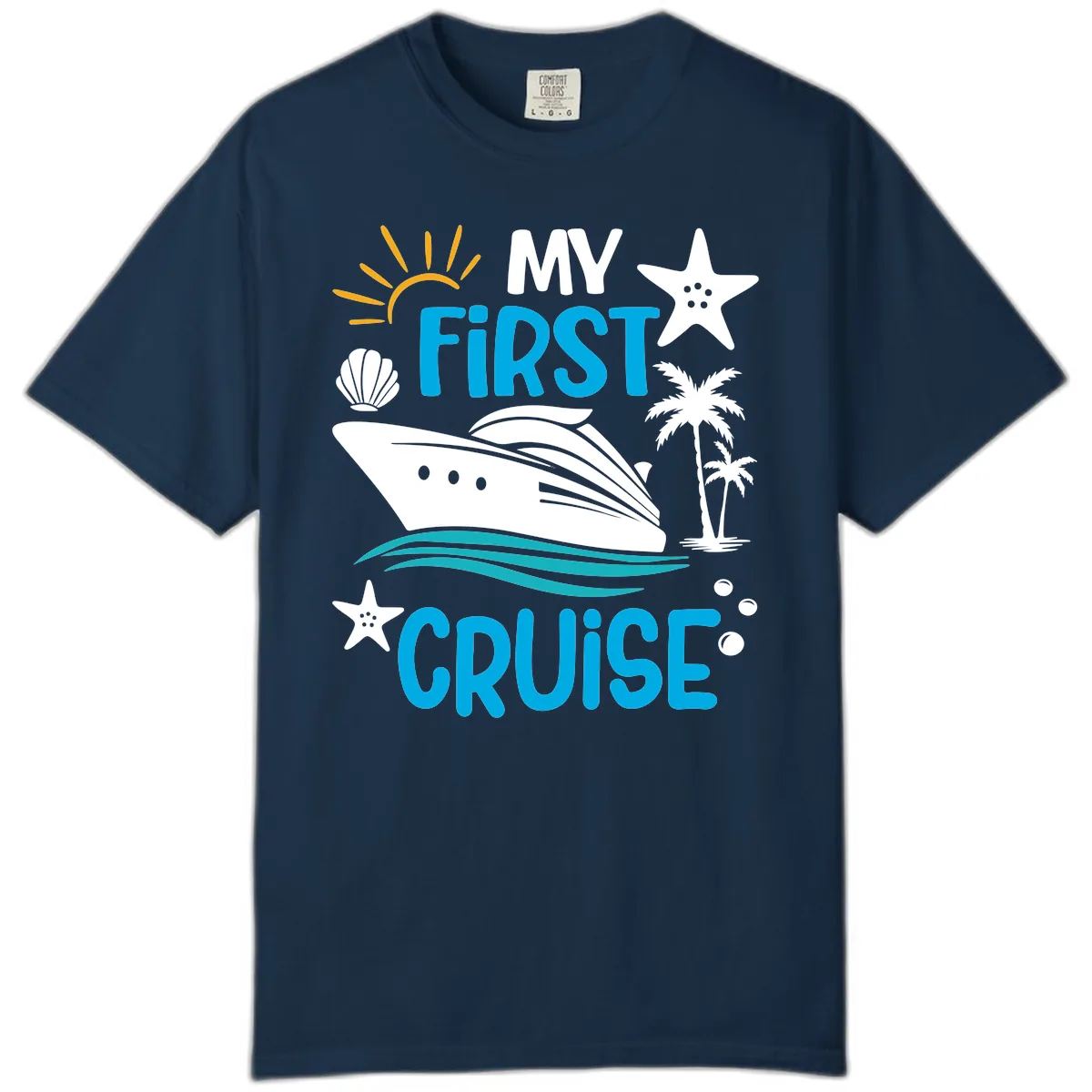 My First Cruise Comfort Color in True Navy
