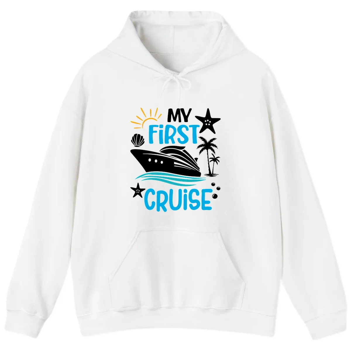 My First Cruise Hoodie in White