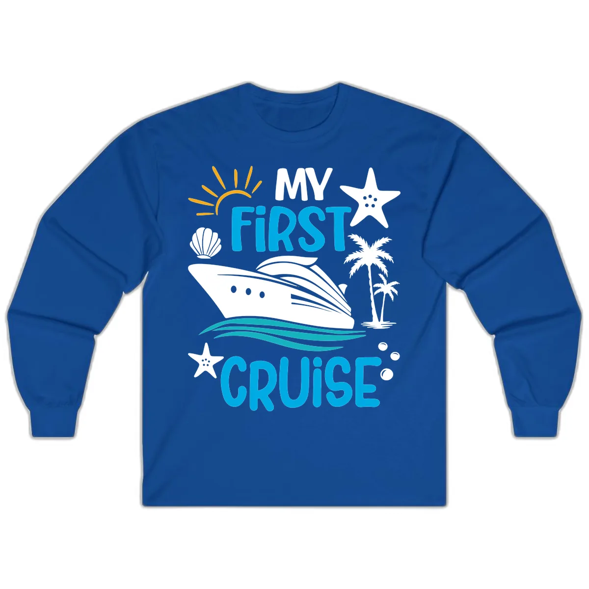 My First Cruise Long Sleeve in Royal