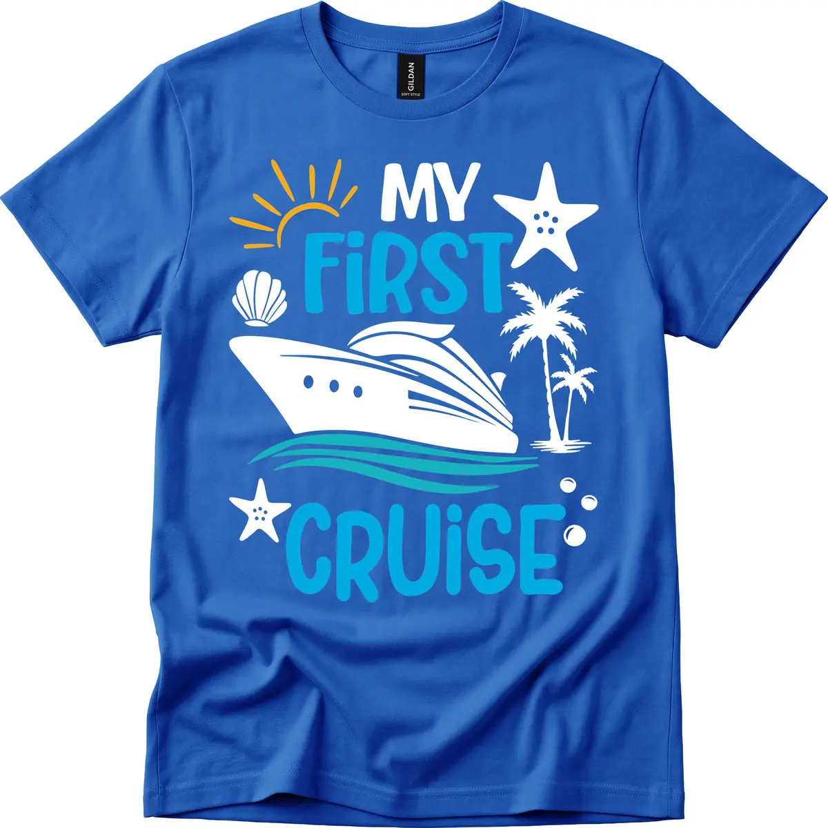My First Cruise T-Shirt in Royal