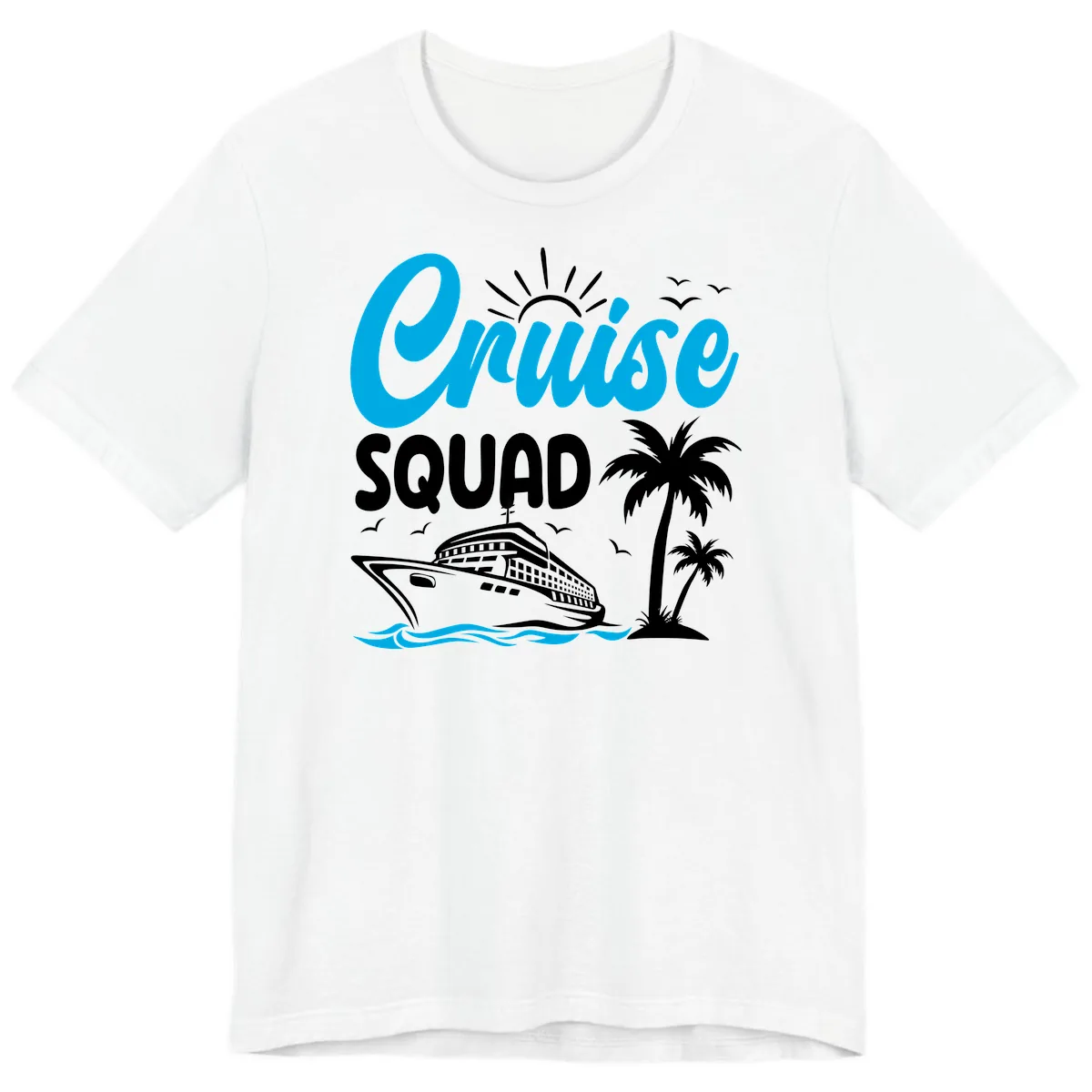 Cruise Squad Vacation Vibes Premium T-Shirt in White