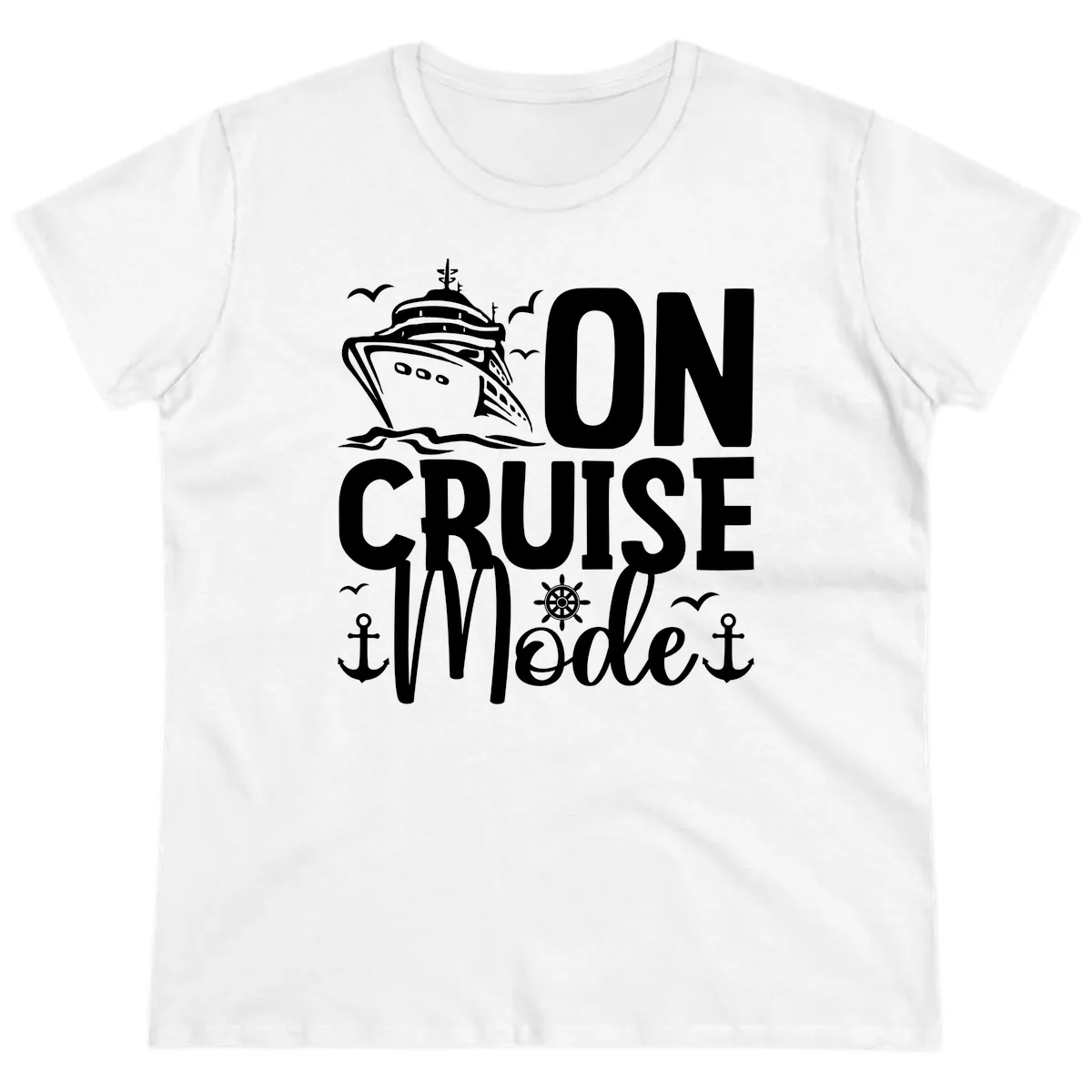 On Cruise Mode Ladies Tee in White