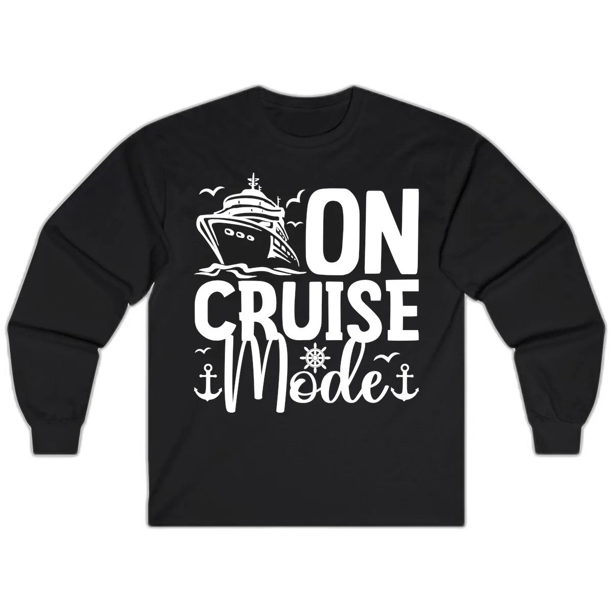 On Cruise Mode Long Sleeve in Black