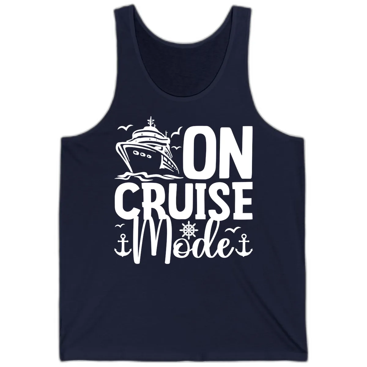On Cruise Mode Tank in Navy