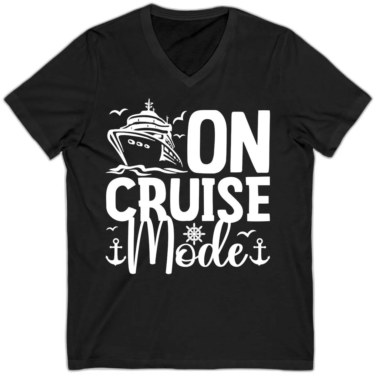 On Cruise Mode V-Neck in Black