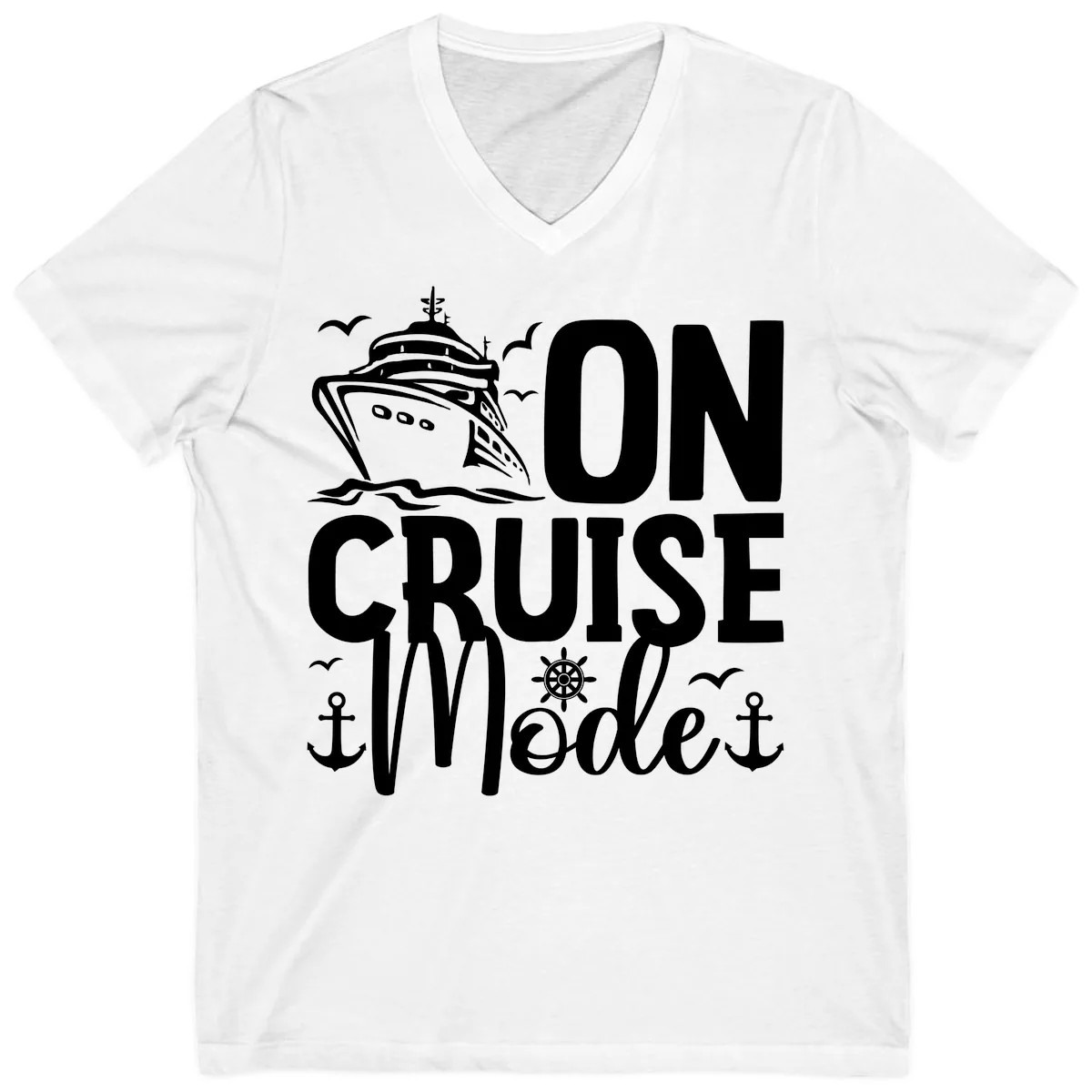 On Cruise Mode V-Neck in White