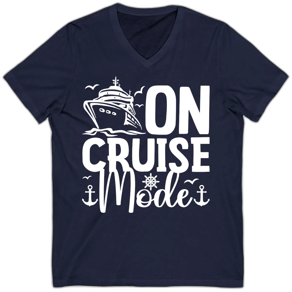 On Cruise Mode V-Neck in Navy