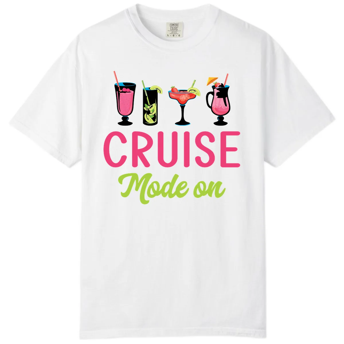 Cruise Mode On Comfort Color in White