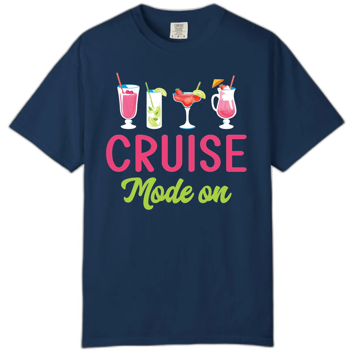 Cruise Mode On Comfort Color in Navy