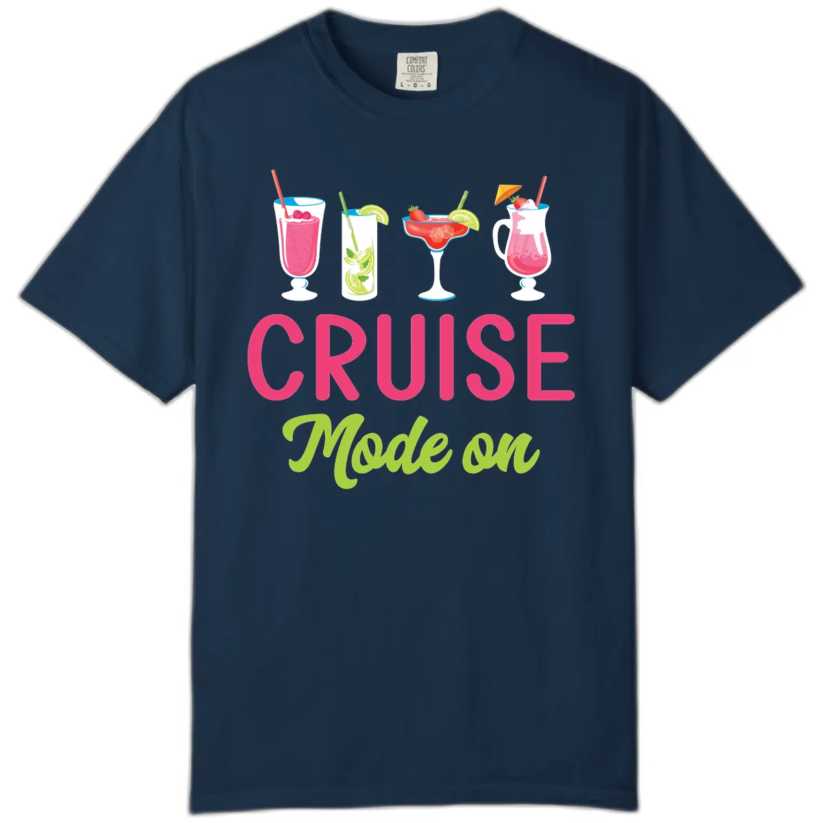Cruise Mode On Comfort Color in True Navy