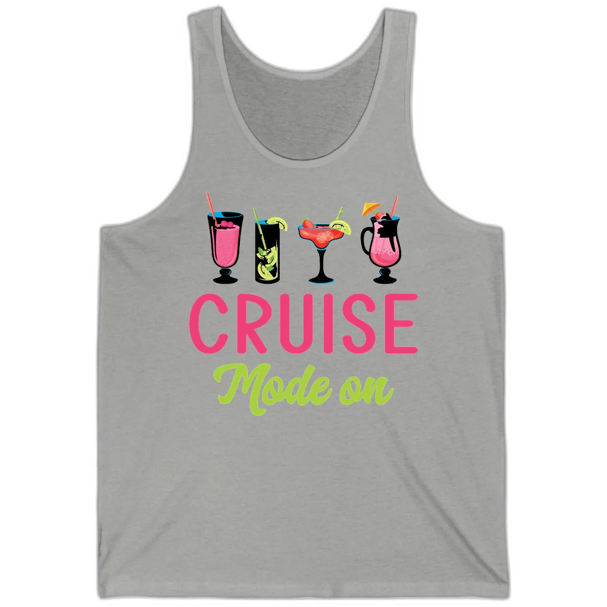 Cruise Mode On Tank in Athletic Heather