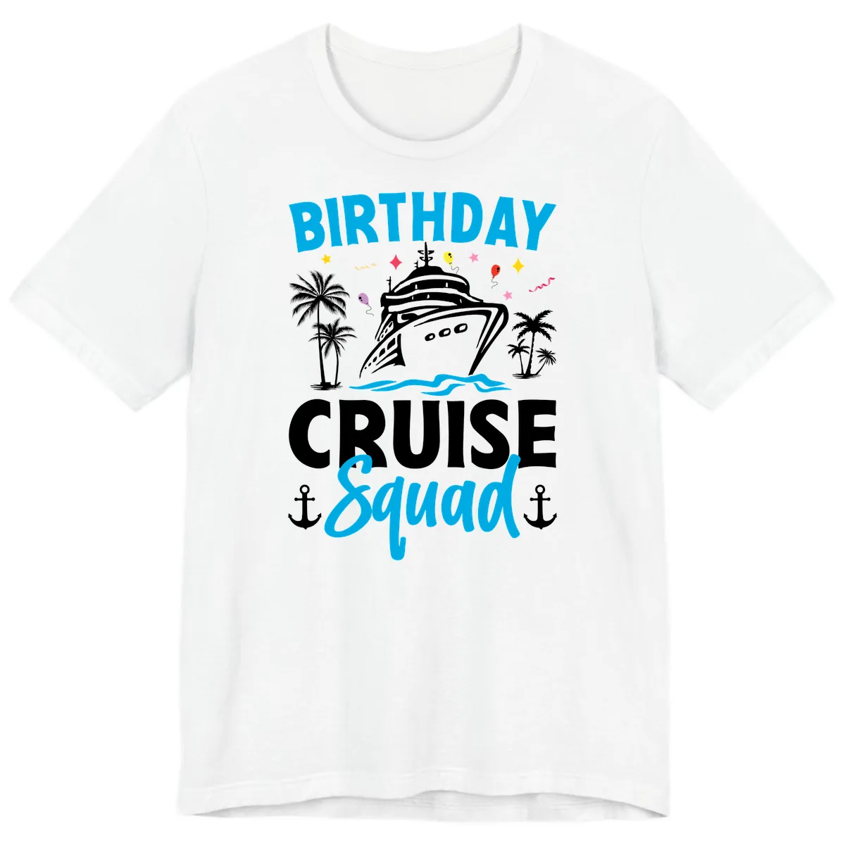 Birthday Cruise Squad Premium T-Shirt in White