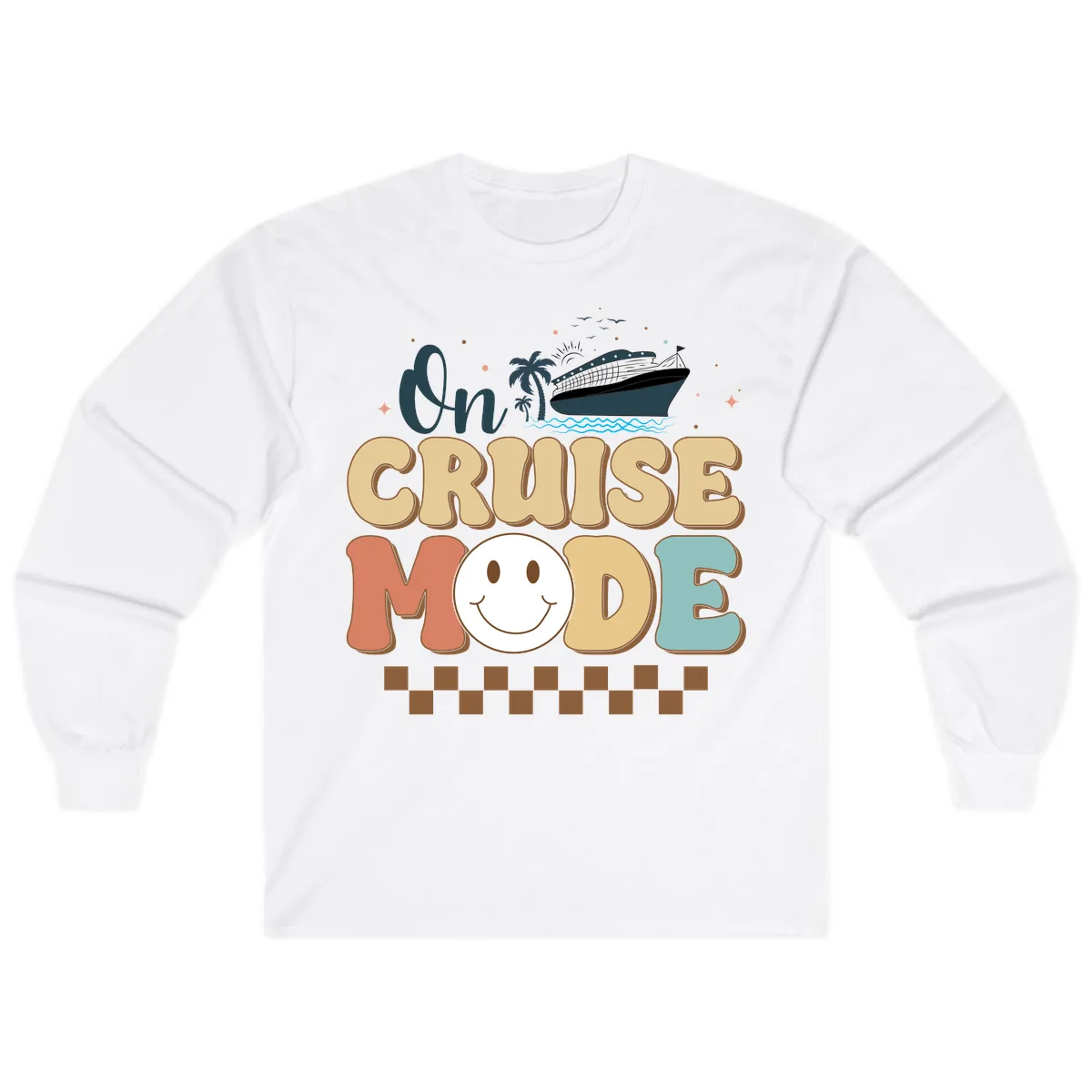 On Cruise Mode Long Sleeve in White