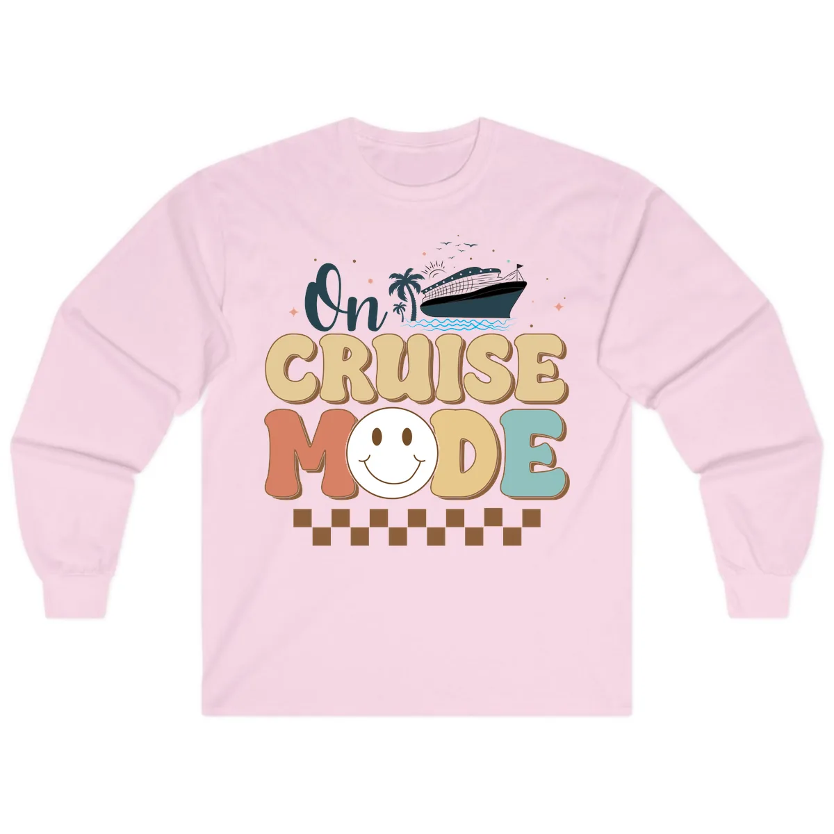 On Cruise Mode Long Sleeve in Light Pink