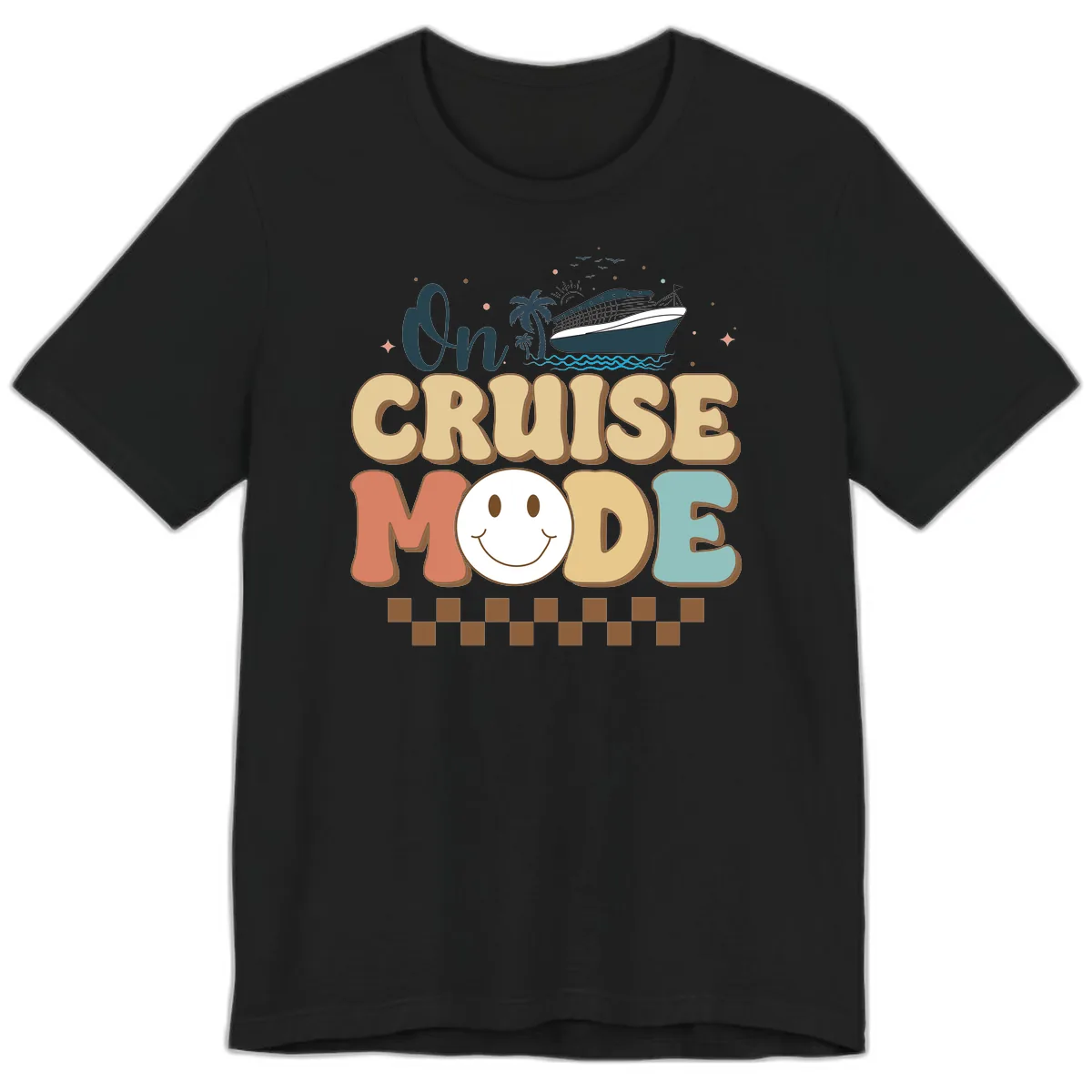 On Cruise Mode Premium T-Shirt in Black