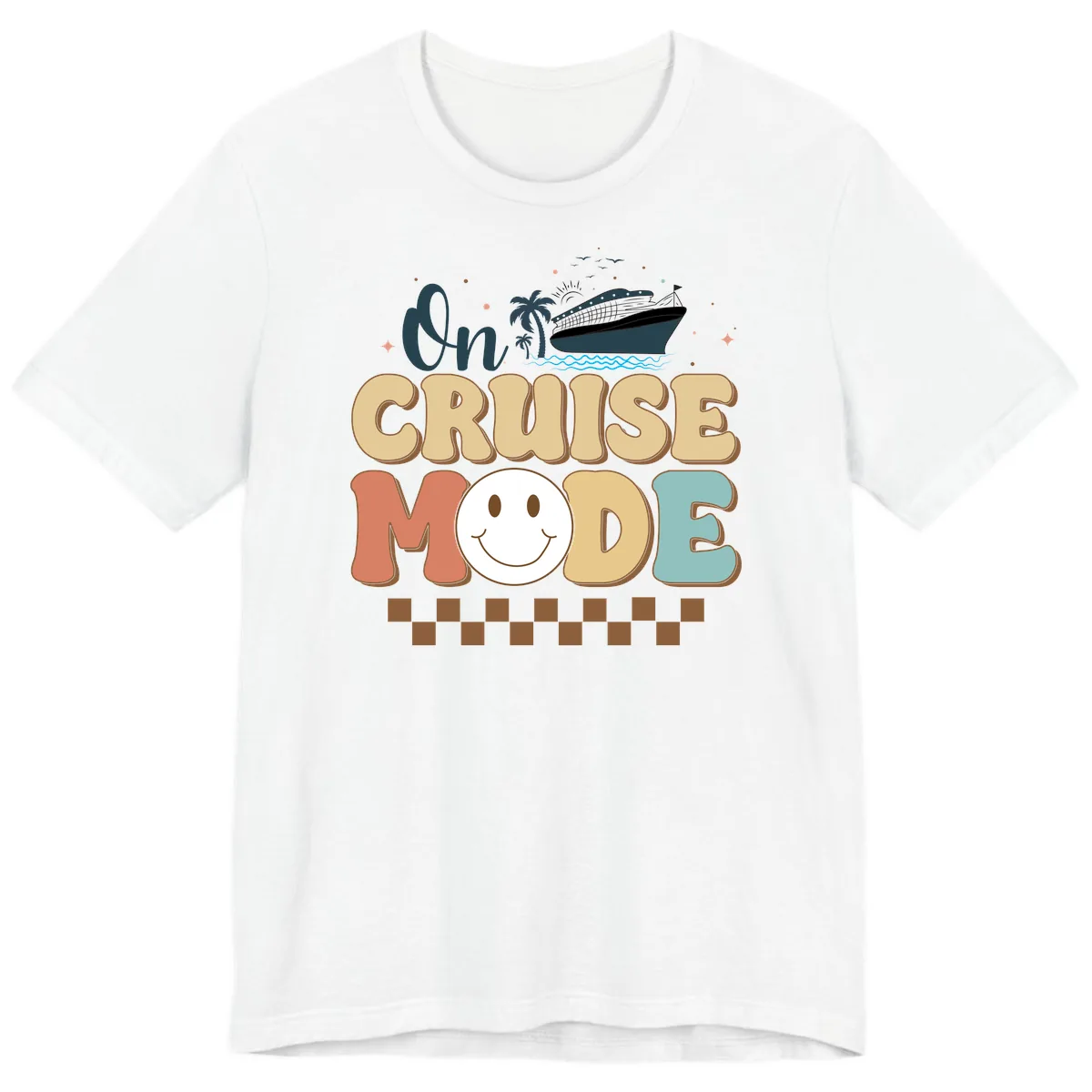 On Cruise Mode Premium T-Shirt in White